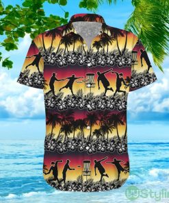 Disc Golf Sunset Coconut Beach Hawaiian Shirt For Men And Women Product Photo 2
