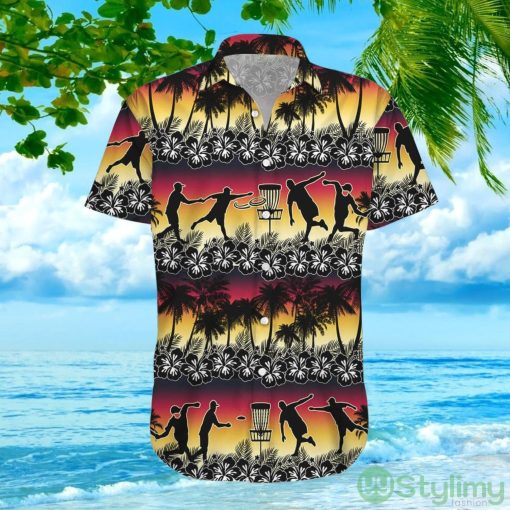 Disc Golf Sunset Coconut Beach Hawaiian Shirt For Men And Women