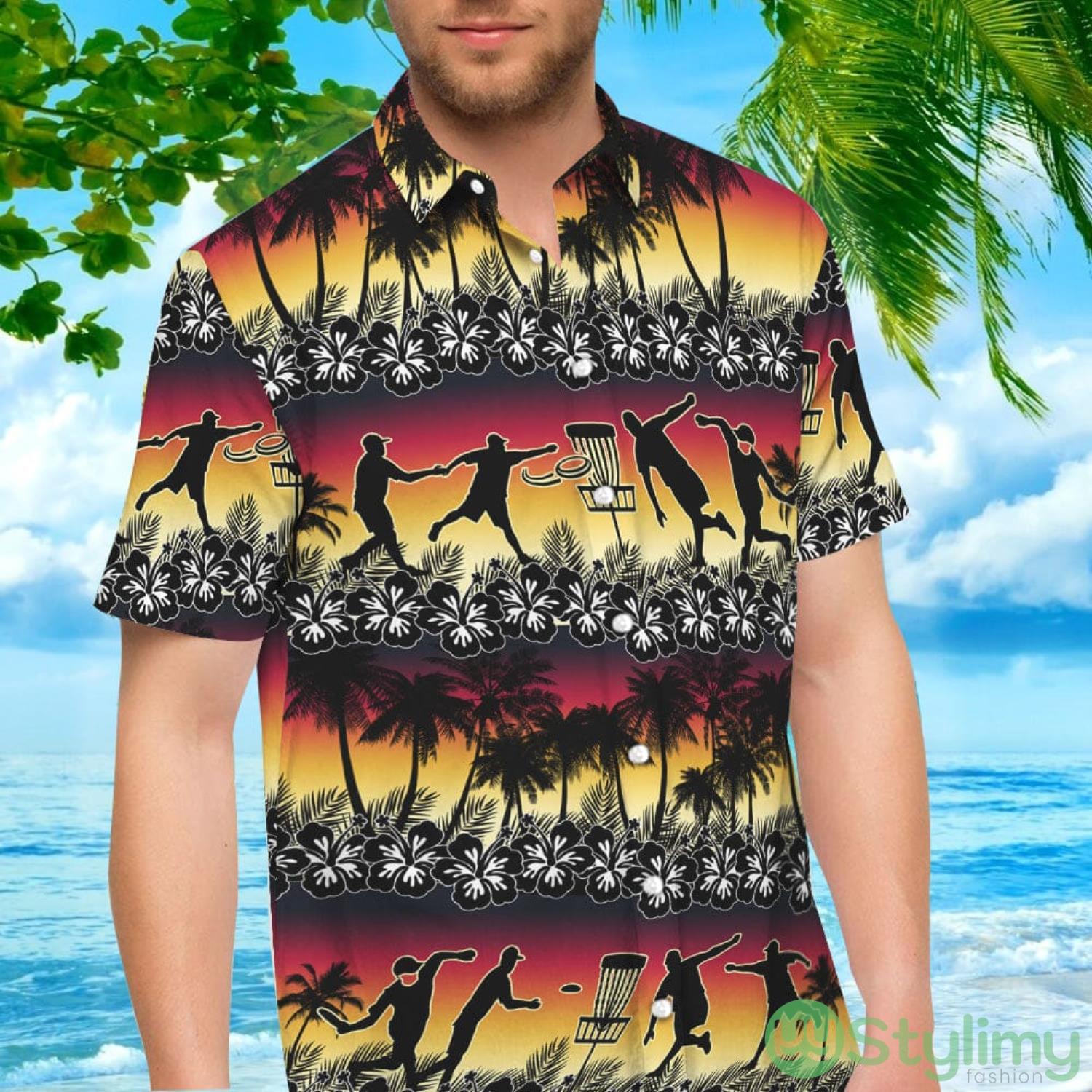 Disc Golf Sunset Coconut Beach Hawaiian Shirt For Men And Women 3 Disc Golf Sunset Coconut Beach Hawaiian Shirt For Men And Women Product Photo 1