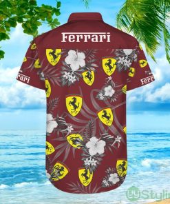 Ferrari Tropical Flower Hawaiian Shirt For Men And Women Product Photo 1