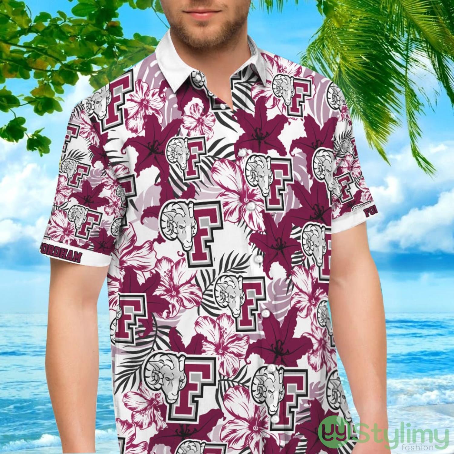 Fordham Rams Hawaiian Shirt For Men And Women 3 Fordham Rams Hawaiian Shirt For Men And Women Product Photo 1