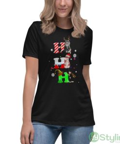 Good Cats Ho Ho Ho Merry Christmas Shirt - Women's Relaxed Short Sleeve Jersey Tee