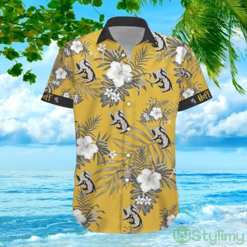 Hufflepuff Harry Potter Logo Aloha Hawaiian Shirt For Men And Women