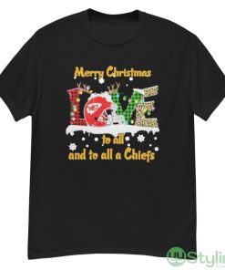 Love Merry Christmas To All And To All A Kansas City Chiefs Shirt - G500 Men’s Classic T-Shirt