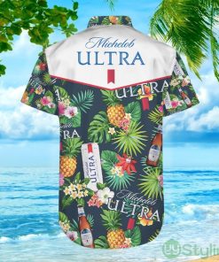 Michelob Ultra Beer Tropical Flower Hawaiian Shirt For Men And Women Product Photo 3