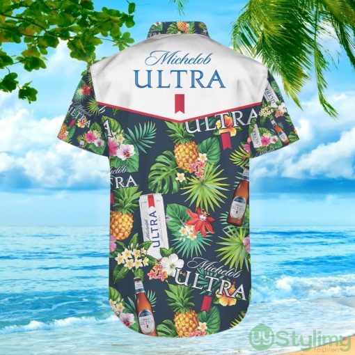 Michelob Ultra Beer Tropical Flower Hawaiian Shirt For Men And Women