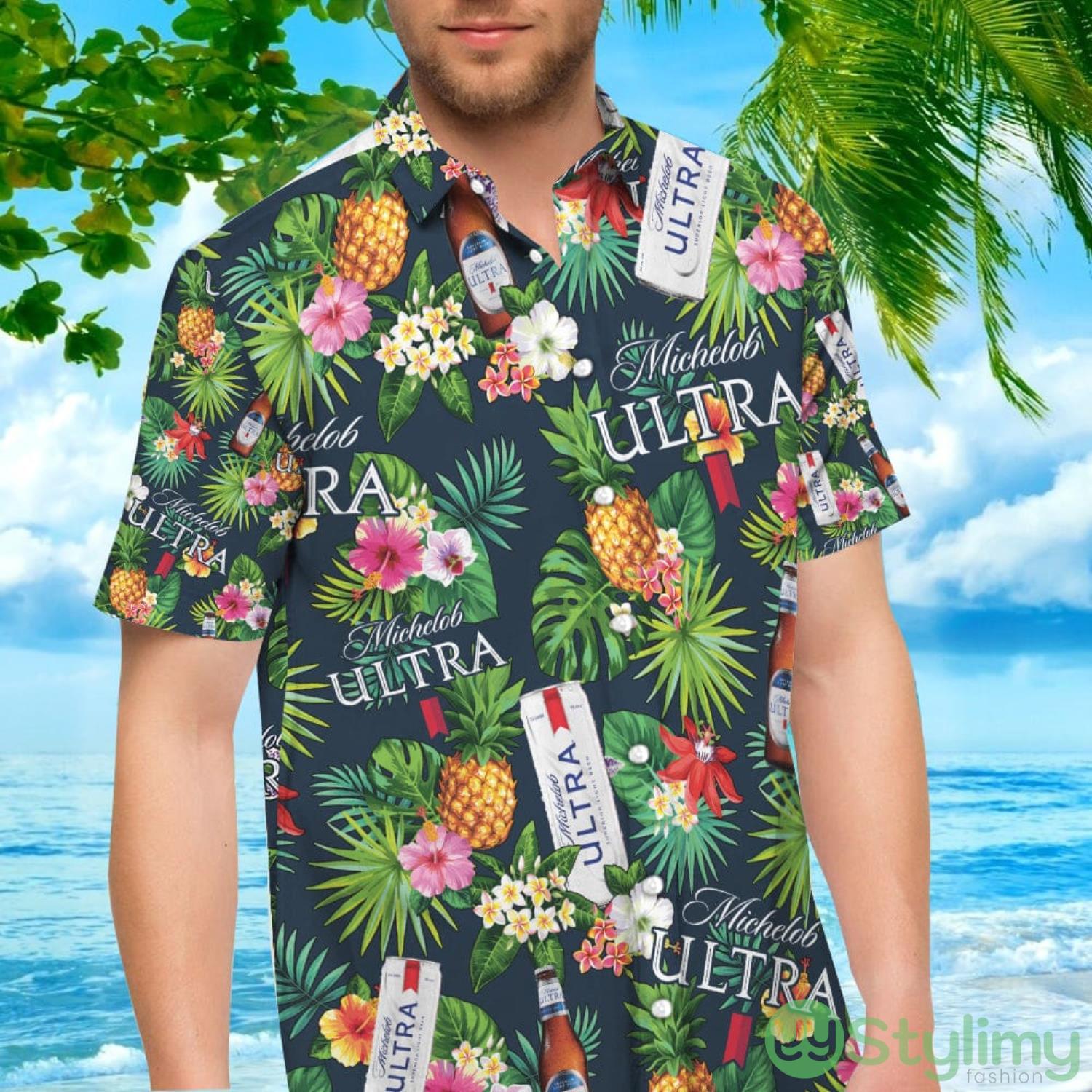 Michelob Ultra Beer Tropical Flower Hawaiian Shirt For Men And Women 3 Michelob Ultra Beer Tropical Flower Hawaiian Shirt For Men And Women Product Photo 1