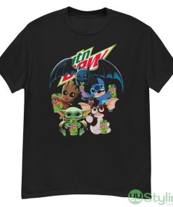 Mountain Dew Baby Yoda Groot Stitch toothless and Gremlins shirt - G500 Men’s Classic T-Shirt