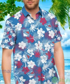 New York Rangers Hawaii Floral Hawaiian Shirt For Men And Women Product Photo 1