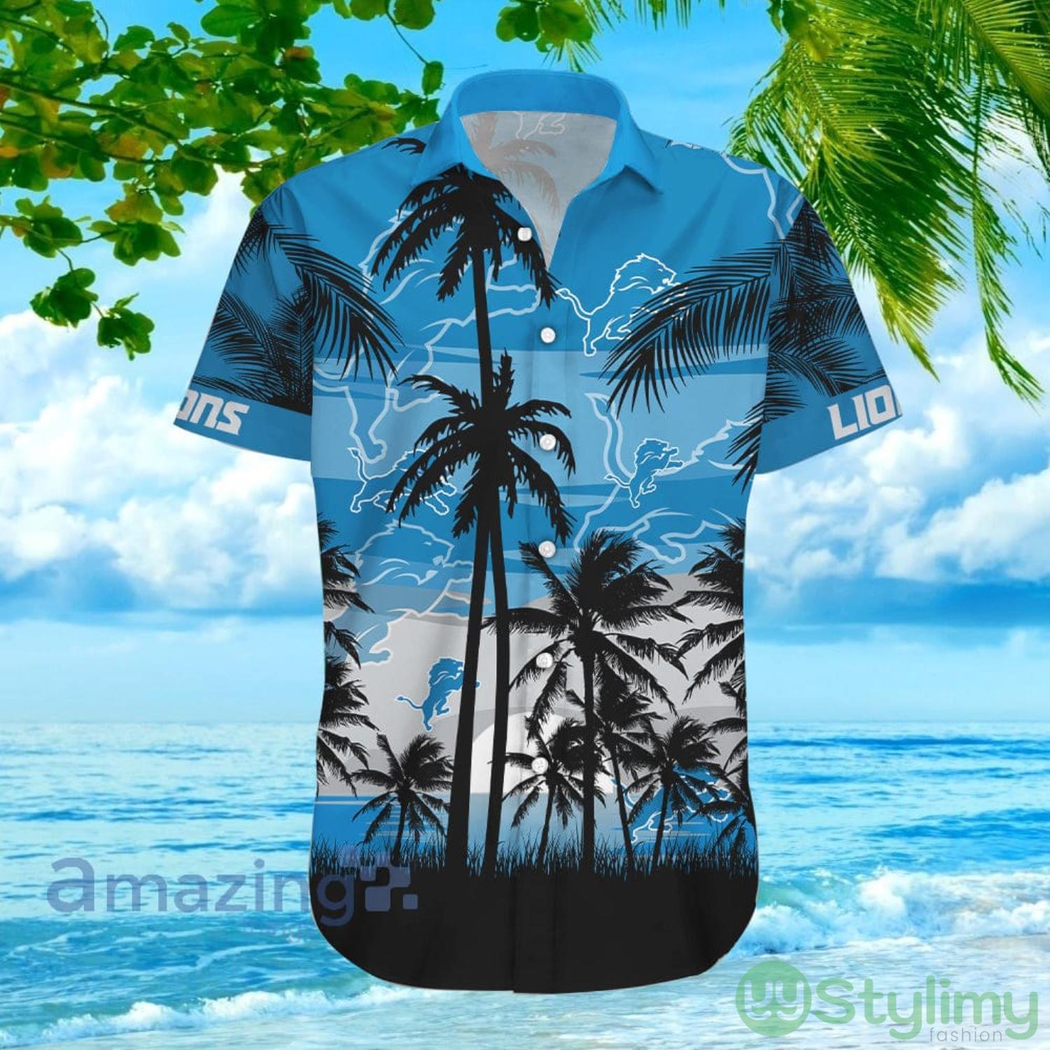 NFL Detroit Lions Tropical Hawaiian Shirt For Men And Women 3 NFL Detroit Lions Tropical Hawaiian Shirt For Men And Women Product Photo 3