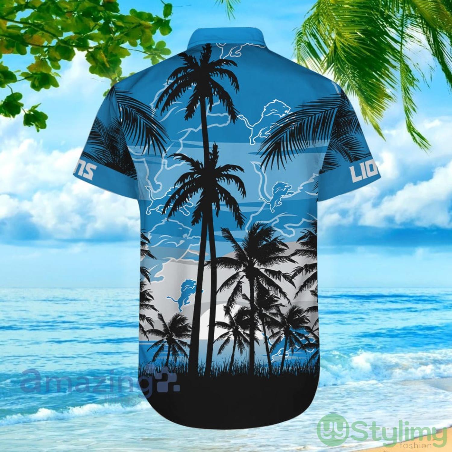 NFL Detroit Lions Tropical Hawaiian Shirt For Men And Women 4 NFL Detroit Lions Tropical Hawaiian Shirt For Men And Women Product Photo 1