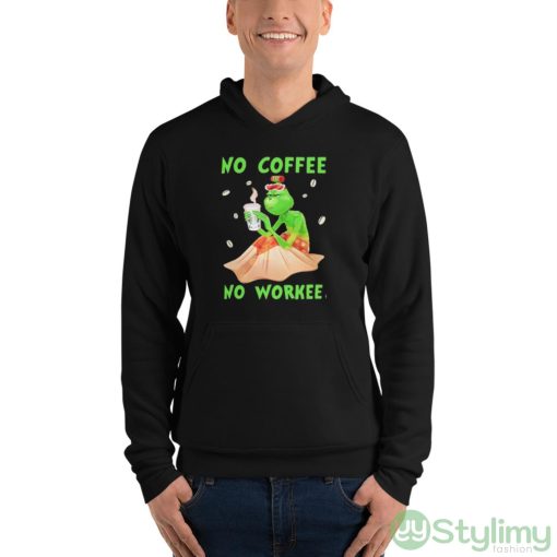 No Coffee No Workee Grinch Coffee Starbucks Xmas Shirt