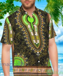 Orange And Black African Native American Hawaiian Shirt For Men And Women Product Photo 1