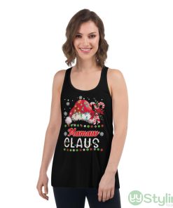 Santa Mamaw Claus Grandma Christmas Sweater Shirt - Women's Flowy Racerback Tank