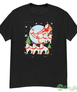 Santa Riding Reindeer Turkish Angora Sleigh Christmas Shirt - G500 Men’s Classic T-Shirt
