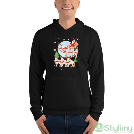 Santa Riding Reindeer Turkish Angora Sleigh Christmas Shirt
