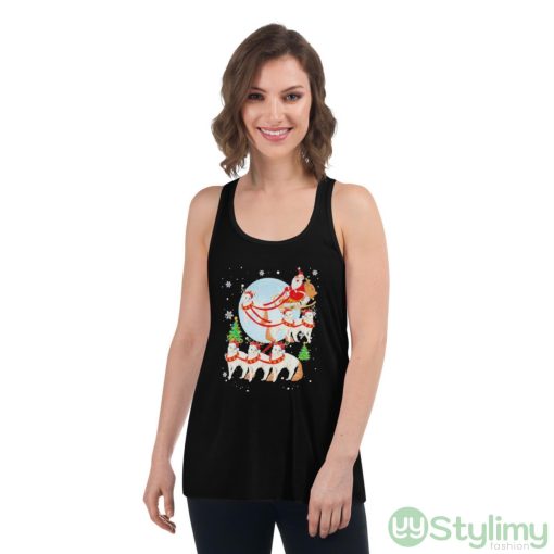 Santa Riding Reindeer Turkish Angora Sleigh Christmas Shirt