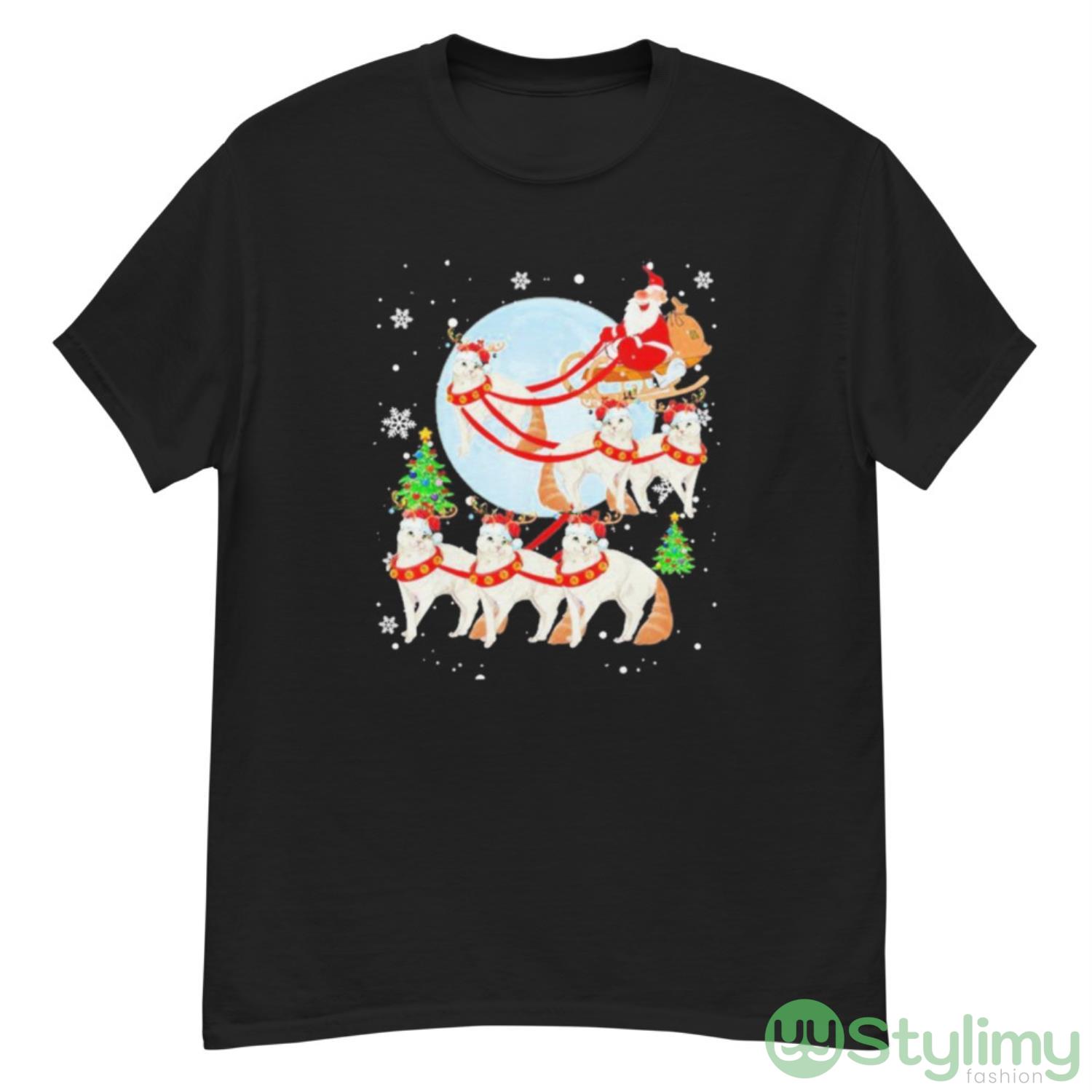 Santa Riding Reindeer Turkish Angora Sleigh Christmas Shirt 7 Santa Riding Reindeer Turkish Angora Sleigh Christmas Shirt - G500 Men’s Classic T-Shirt
