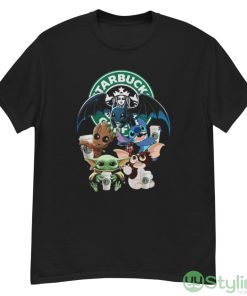 Starbucks Baby Yoda Groot Stitch Toothless and Gremlins shirt - G500 Men’s Classic T-Shirt