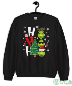 The Grinch Ho Ho Ho Christmas Sweater Shirt - Unisex Crewneck Sweatshirt