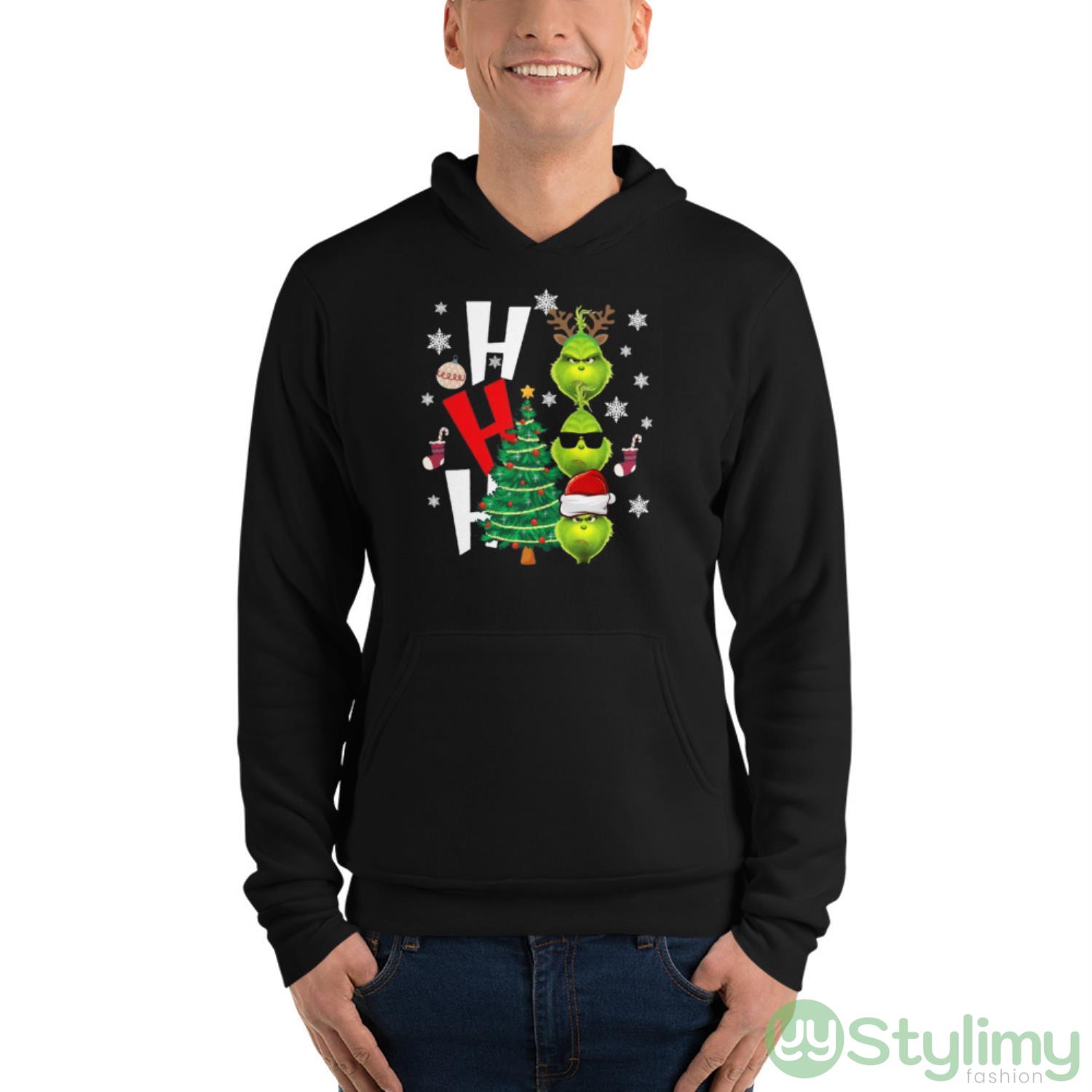 The Grinch Ho Ho Ho Christmas Sweater Shirt 8 The Grinch Ho Ho Ho Christmas Sweater Shirt - Unisex Fleece Pullover Hoodie