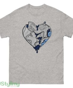 Heart Jordan 6 Graphic To Match Georgetown 6s T Shirt - 500 Men’s Classic Tee Gildan