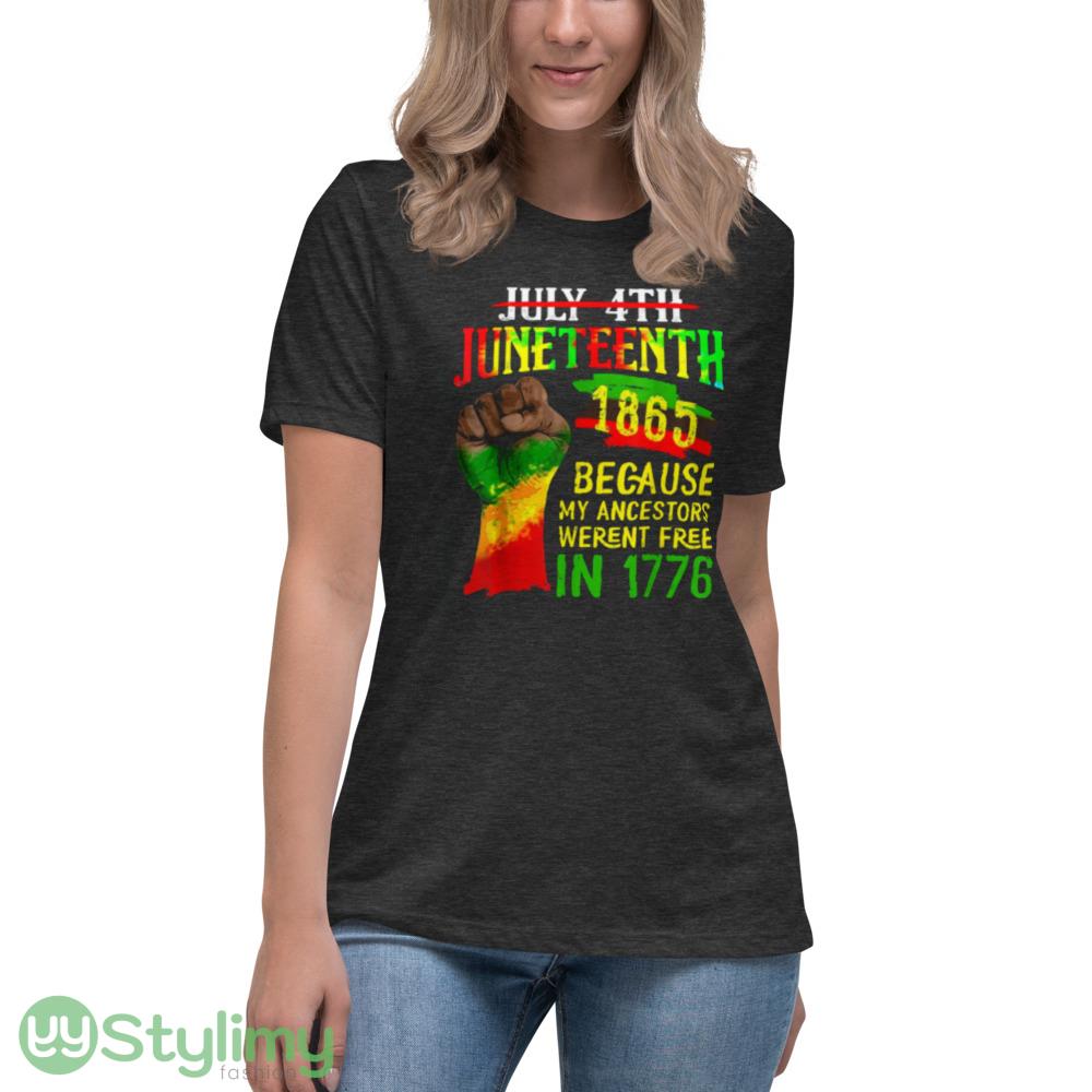Juneteenth Tshirt Women Juneteenth Shirts For Men Juneteenth T Shirt 9 Juneteenth Tshirt Women Juneteenth Shirts For Men Juneteenth T Shirt - Women's Relaxed Short Sleeve Jersey Tee-1