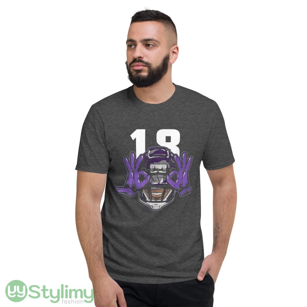 Justin Jefferson Griddy Rugby T Shirt Griddy Rugby Design T Shirt Gift Fan shirt 3 Justin Jefferson Griddy Rugby T Shirt Griddy Rugby Design T Shirt Gift Fan shirt - Short Sleeve T-Shirt-1