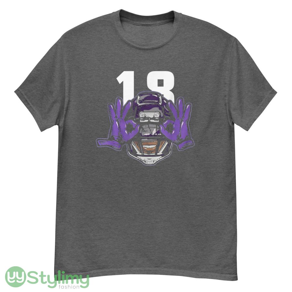 Justin Jefferson Griddy Rugby T Shirt Griddy Rugby Design T Shirt Gift Fan shirt 12 Justin Jefferson Griddy Rugby T Shirt Griddy Rugby Design T Shirt Gift Fan shirt - G500 Men’s Classic T-Shirt-1