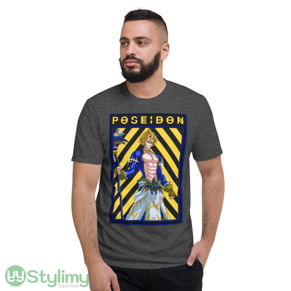 POSEIDON greek god of the sea earthquakes storms shirt 3 POSEIDON greek god of the sea earthquakes storms shirt - Short Sleeve T-Shirt-1