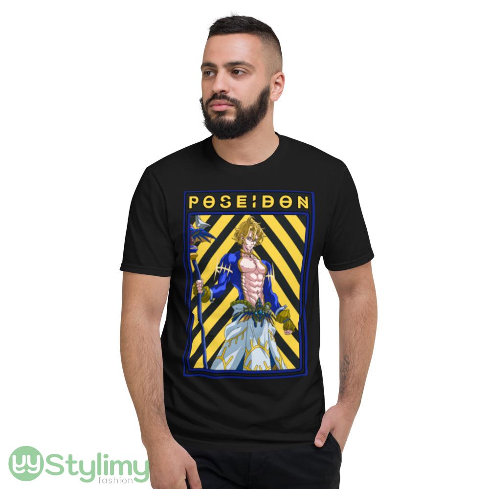 POSEIDON greek god of the sea earthquakes storms shirt 4 POSEIDON greek god of the sea earthquakes storms shirt - Short Sleeve T-Shirt