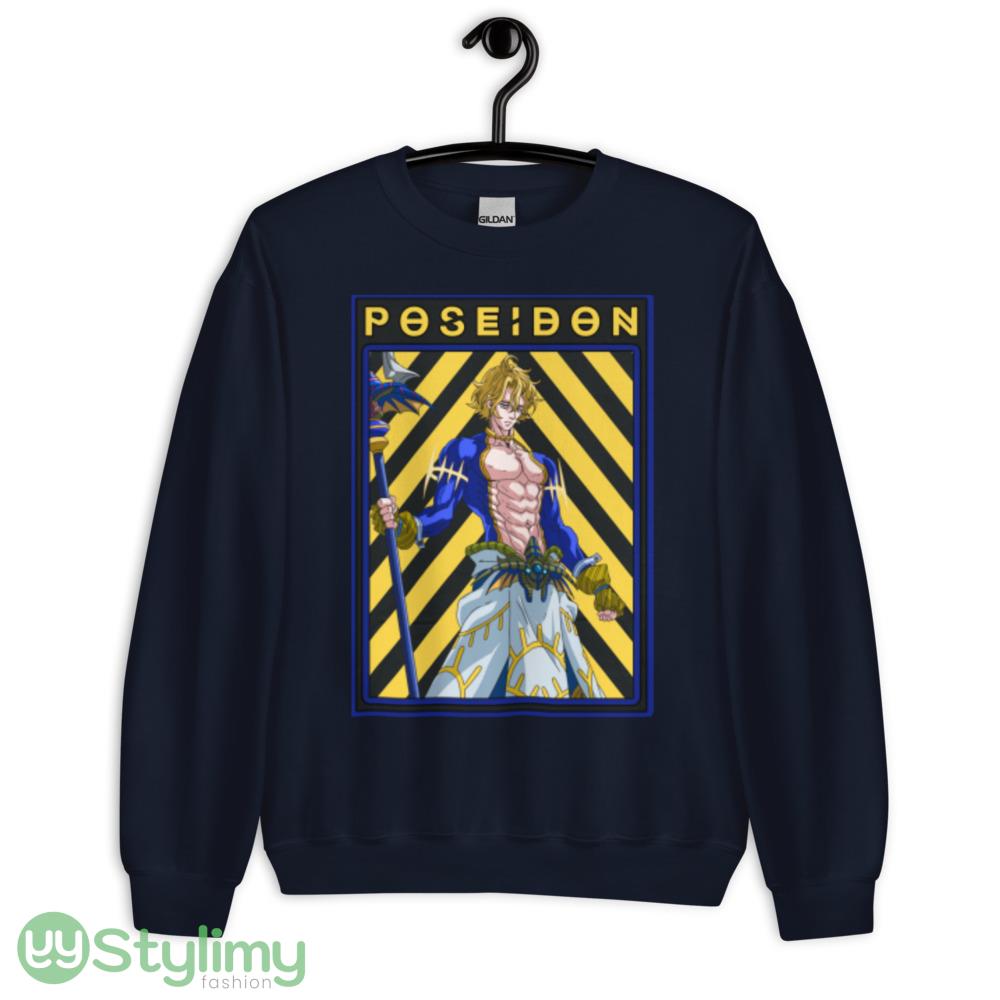 POSEIDON greek god of the sea earthquakes storms shirt 5 POSEIDON greek god of the sea earthquakes storms shirt - Unisex Crewneck Sweatshirt-1