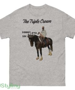The Triple Crown SBNY FTX SI vintage unisex T shirt - 500 Men’s Classic Tee Gildan