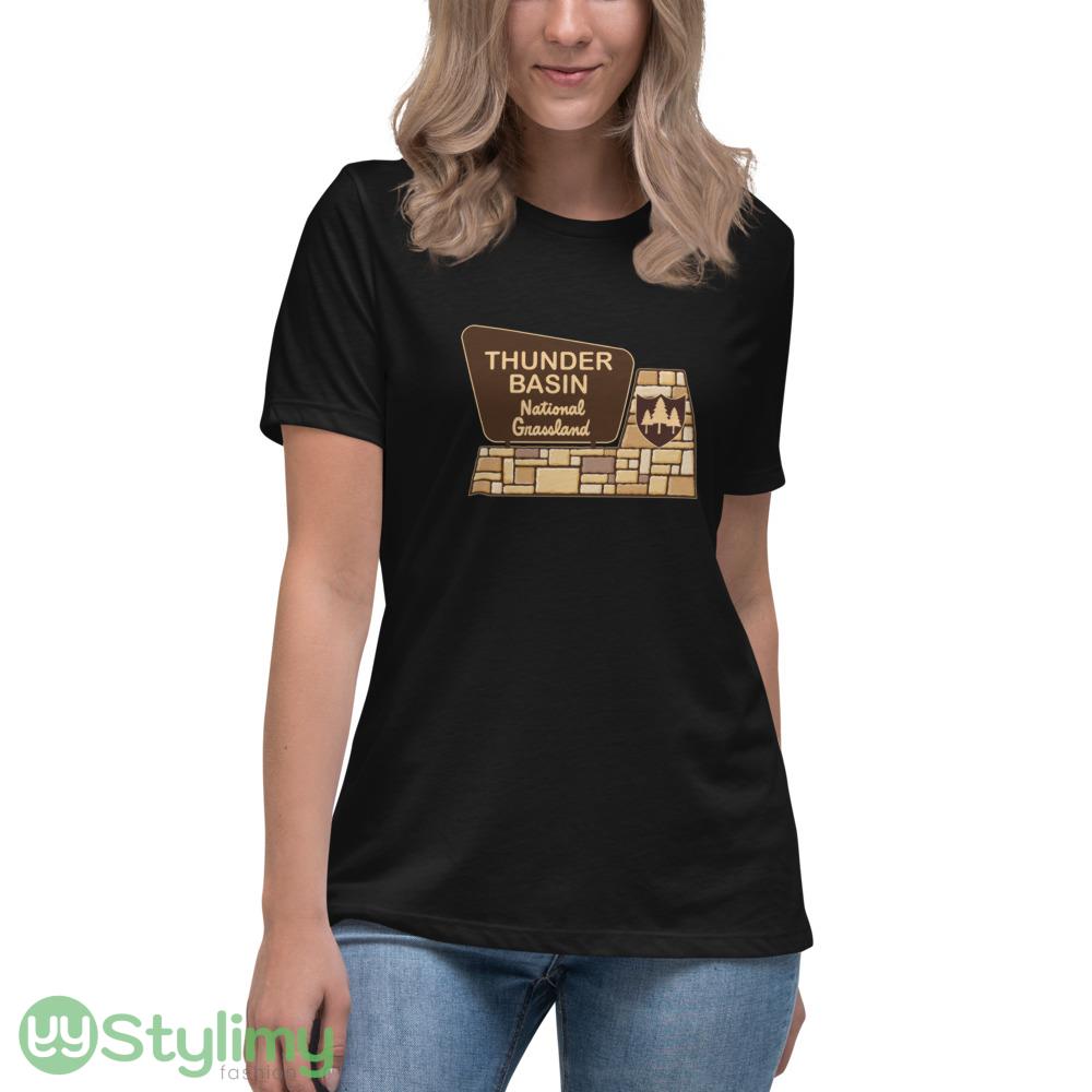 Thunder Basin National Grassland i Long Sleeve T Shirt 10 Thunder Basin National Grassland i Long Sleeve T Shirt - Women's Relaxed Short Sleeve Jersey Tee