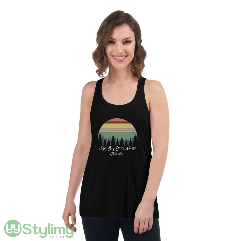 Tiger Bay State Forest Florida retro vintage shirt 8 Tiger Bay State Forest Florida retro vintage shirt - Women's Flowy Racerback Tank