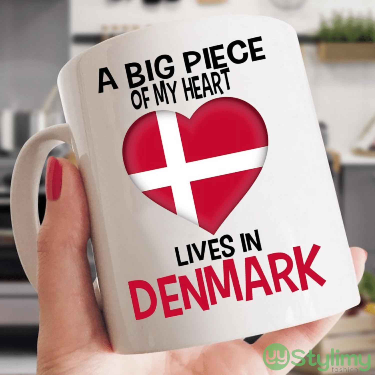 A Piece Of My Heart Lives In Denmark Coffee Mug 2 A Piece Of My Heart Lives In Denmark Coffee Mug Product Photo 1