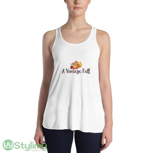 A Vintage Fall print best Sweatshirt T shirts - 8800 Women's Flowy Racerback Tank