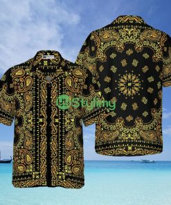 Bandana Royalty Pattern Hawaiian Shirt - Bandana Royalty Pattern Hawaiian Shirt
