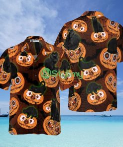 Black Cats Are Awesome For Halloween Hawaiian Shirt - Black Cats Are Awesome For Halloween Hawaiian Shirt