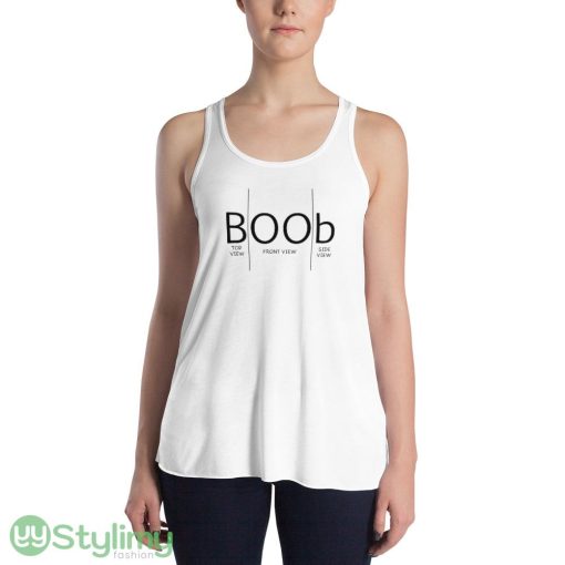 Boobs print best Sweatshirt T shirts - 8800 Women's Flowy Racerback Tank