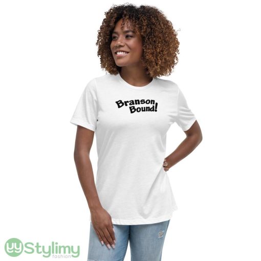 Branson Bound Out Of Her League design white T shirts for men and women - 6400 Women's Relaxed Short Sleeve Jersey Tee