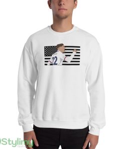 Christian Pulisic US Flag print best Sweatshirt T shirts - 18000 Unisex Heavy Blend Crewneck Sweatshirt