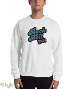 Darla Rock n Roll Girl print best Sweatshirt T shirts - 18000 Unisex Heavy Blend Crewneck Sweatshirt