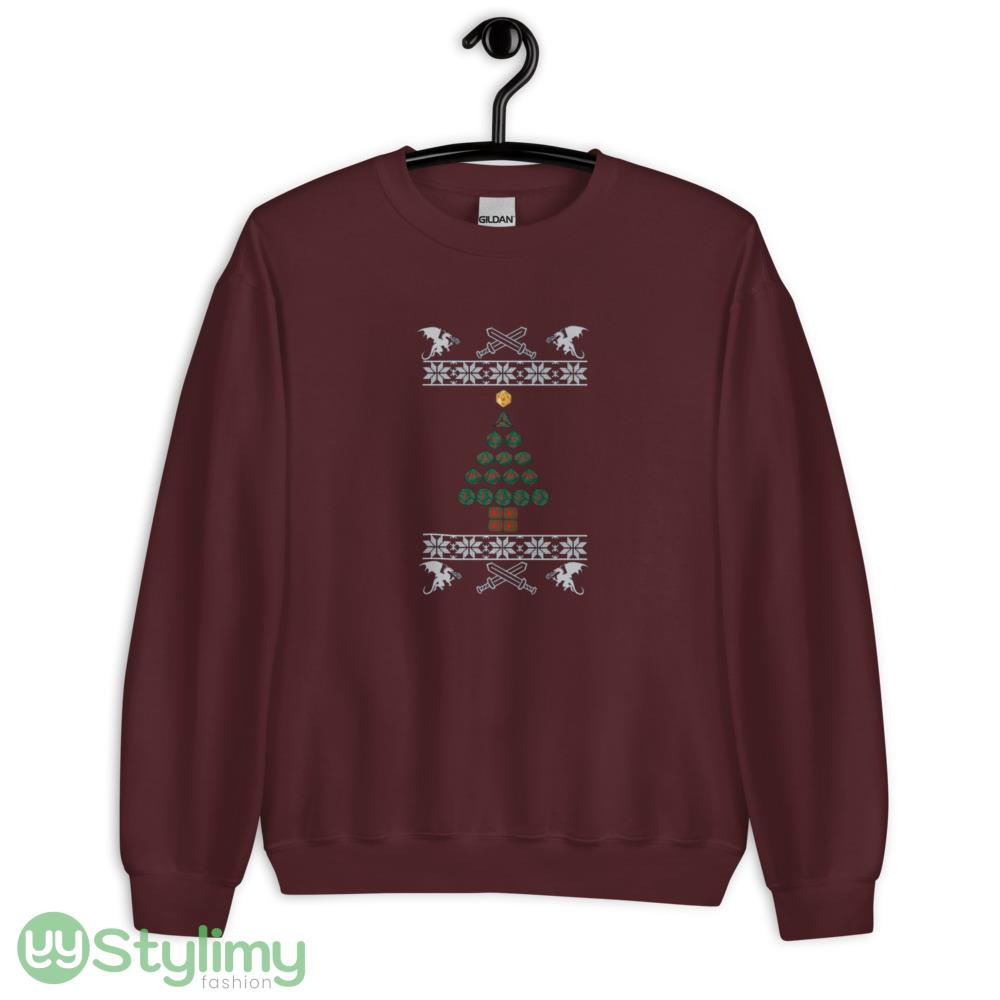Dnd ugly Christmas sweater Long Sleeve Sweatshirt gift for Christmas 8 Dnd ugly Christmas sweater Long Sleeve Sweatshirt gift for Christmas - 18000 Unisex Heavy Blend Crewneck Sweatshirt-2