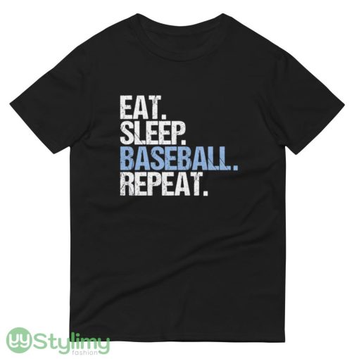 Eat Sleep Baseball Repeat print design new T shirts for mens and womens - 980 Lightweight Fashion Short Sleeve T-Shirt