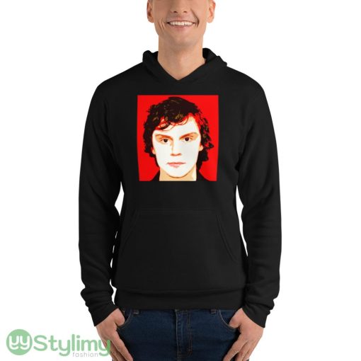 evan peters ideas funny black T shirts for mens and womens - 3719 Unisex Fleece Pullover Hoodie