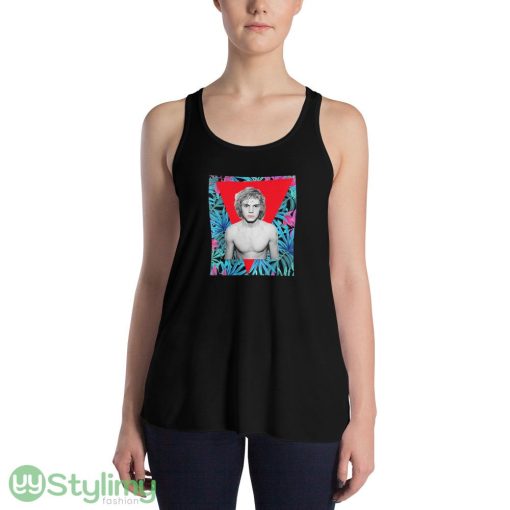 Evan Peters print design new T shirts for mens and womens - 8800 Women's Flowy Racerback Tank