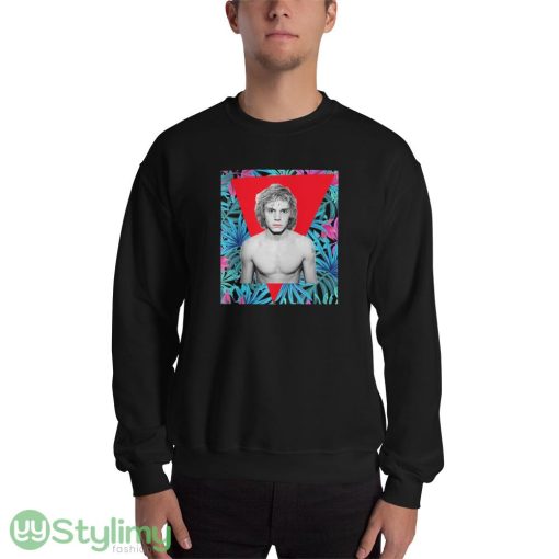 Evan Peters print design new T shirts for mens and womens - 18000 Unisex Heavy Blend Crewneck Sweatshirt