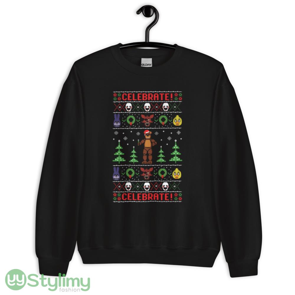 Five Nights At Freddys Ugly Sweater Sweatshirt Hoodie gift for Christmas 7 Five Nights At Freddys Ugly Sweater Sweatshirt Hoodie gift for Christmas - 18000 Unisex Heavy Blend Crewneck Sweatshirt