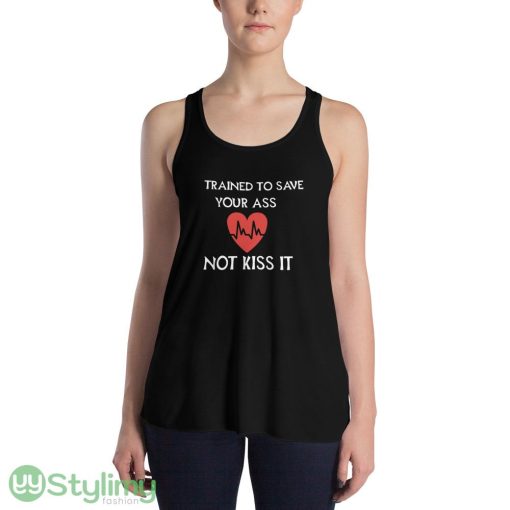 Funny Nurse ideas funny black T shirts for mens and womens - 8800 Women's Flowy Racerback Tank